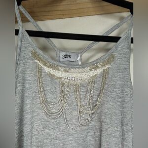NWT THREE EIGHTY TWO BEADED RACERBACK TANK SIZE MEDIUM